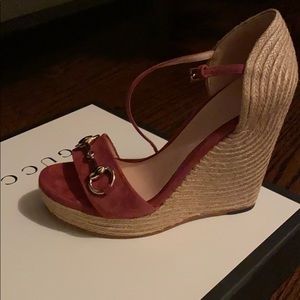Gucci wedge sandals